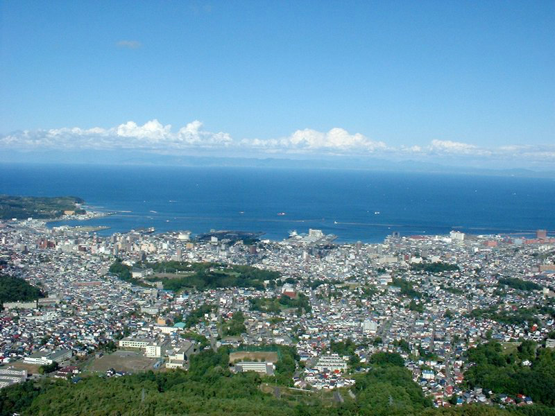 天狗山から見た小樽市街